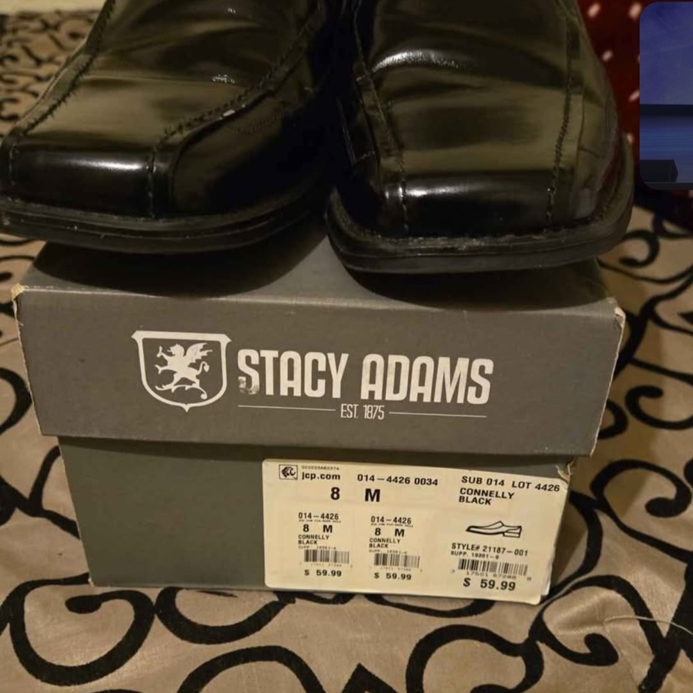 Stacy Adams Men's Black Dress Shoes